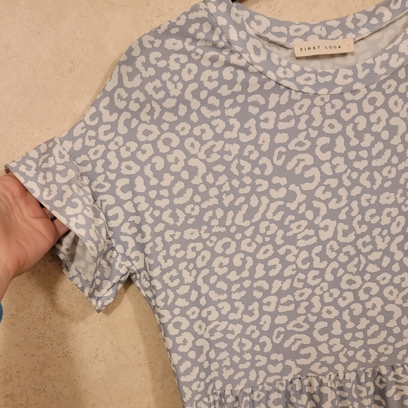 Leopard print Dress EUC - Picture 2 of 4